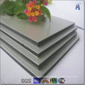 4mm 0,5mm PVDF Beschichtung Shinning Silber Aluminium Verbundplatte